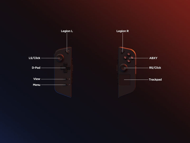 Lenovo Legion Go - handheld gaming - 16GB RAM - 1 TB SSD & 512 GB - AMD Ryzen™ Z1 - 8.8" QHD (2560 x 1600), IPS, - Part Number 83E10000US - 83E1001YUS