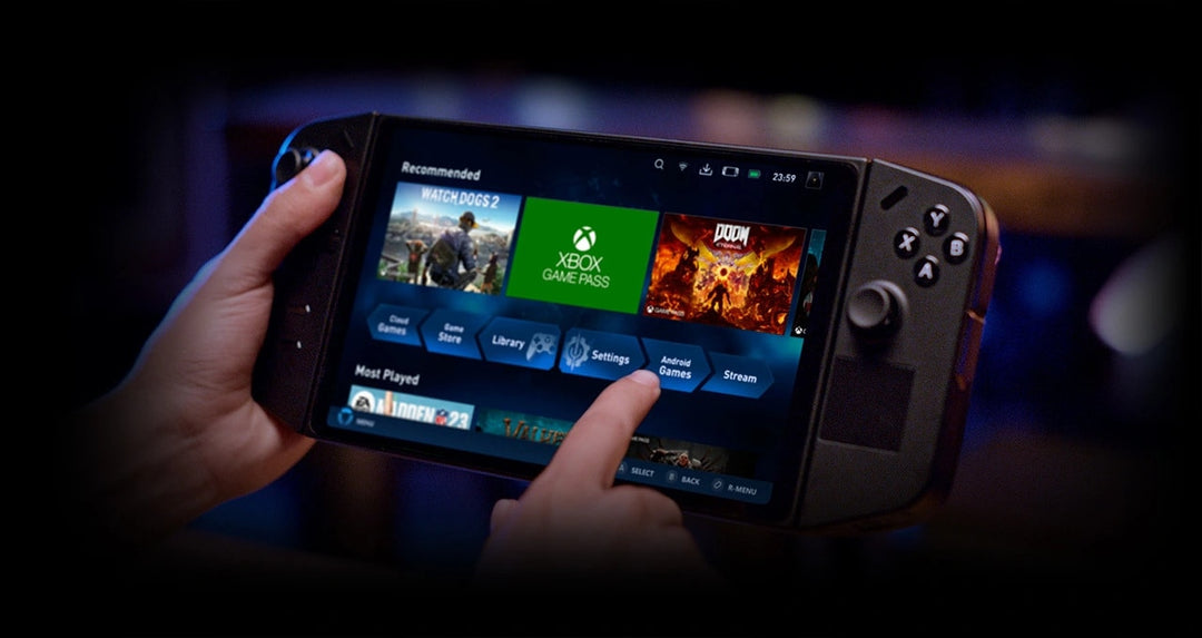 Lenovo Legion Go - handheld gaming - 16GB RAM - 1 TB SSD & 512 GB - AMD Ryzen™ Z1 - 8.8" QHD (2560 x 1600), IPS, - Part Number 83E10000US - 83E1001YUS