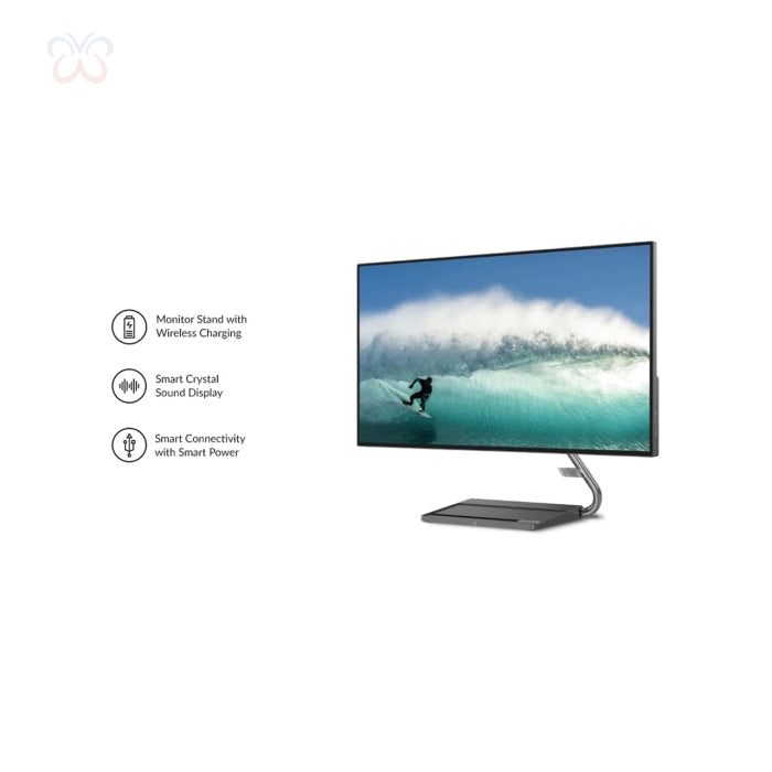 Lenovo Qreator 27 UHD Smart Crystal Sound Wireless Charging